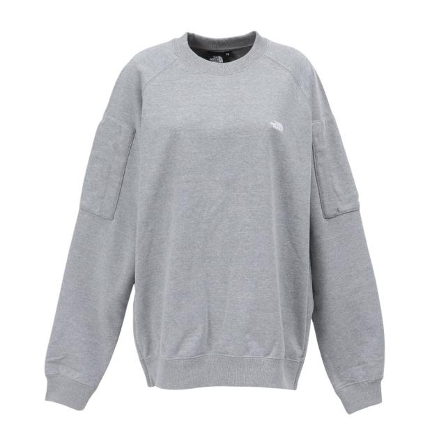 【ポイント5％！5/3 21:00〜22:59限定】ザ・ノース・フェイス(THE NORTH FACE)CR スウェット CREW NTM62410 Z(Men’s、Lady’s)