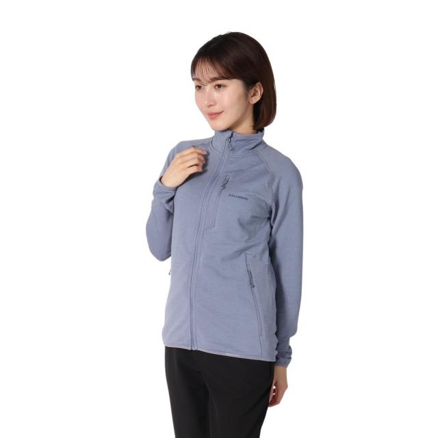 サロモン(SALOMON)フルジップ フリース ESSENTIAL LIGHTWARM フルジップミドルレイヤージャケット L…