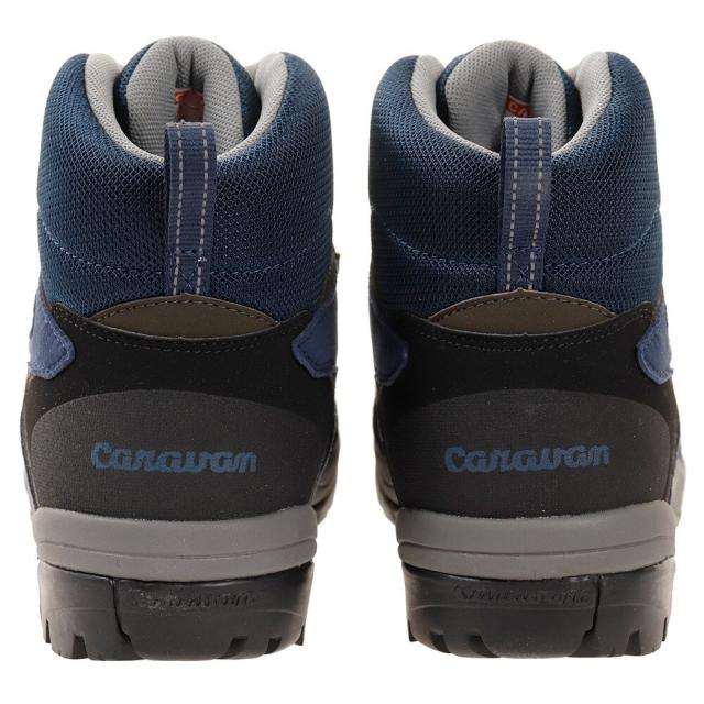 キャラバン(Caravan)トレッキングシューズ ハイカット 登山靴 C1_02S 0010106-670 ネイビー 軽量 防…_2