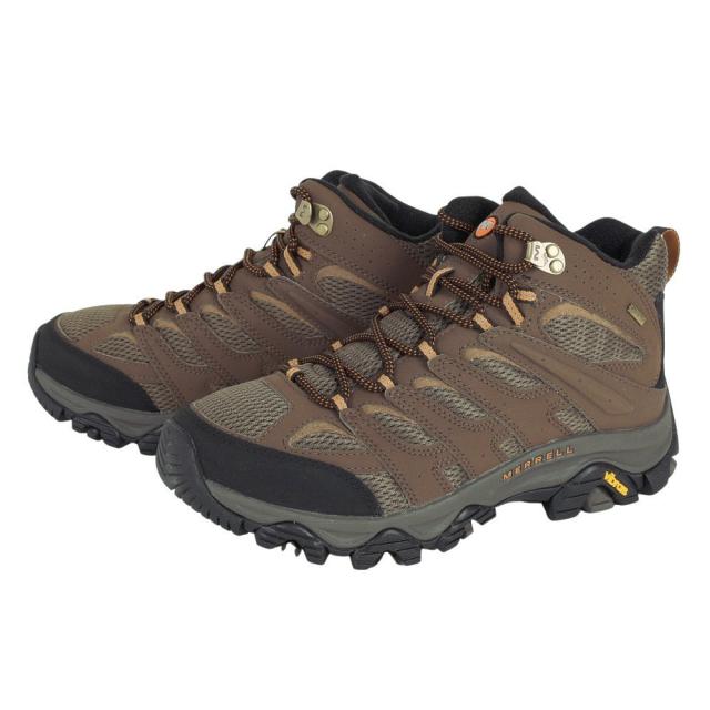 メレル(MERRELL)ハイキングシューズ 登山靴 山登り モアブ 3 シンセティック ミッド ゴアテックス ワイド ワイズ …
