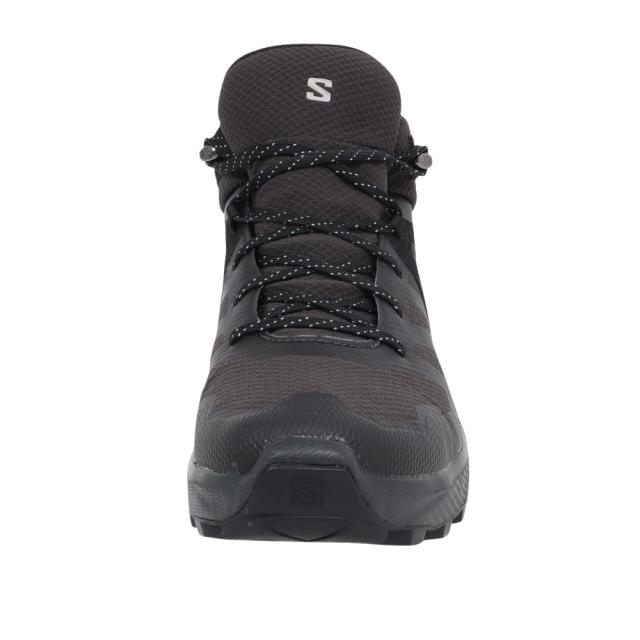 サロモン(SALOMON)トレッキングシューズ 登山靴 山登り EXEO MID GTX L47523600 ブラック ハイカ…_3