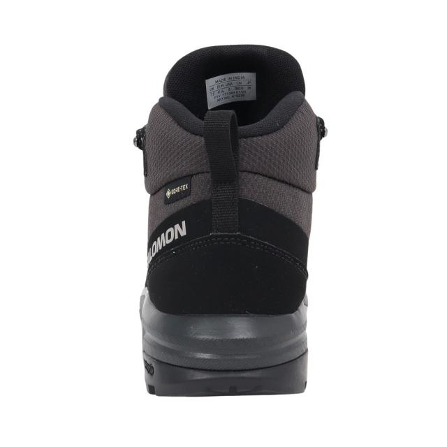 サロモン(SALOMON)トレッキングシューズ 登山靴 山登り EXEO MID GTX L47523600 ブラック ハイカ…_4