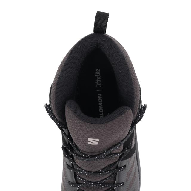 サロモン(SALOMON)トレッキングシューズ 登山靴 山登り EXEO MID GTX L47523600 ブラック ハイカ…_7