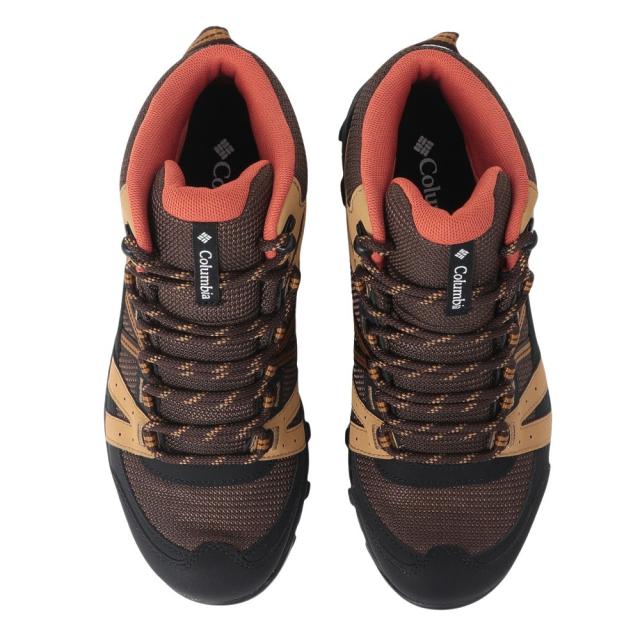 コロンビア(Columbia)ハイキングシューズ 登山靴 セイバー オムニテック ミッド ワイド YI7151 779 ブラウ…_1