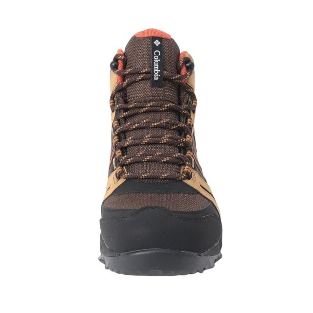 コロンビア(Columbia)ハイキングシューズ 登山靴 セイバー オムニテック ミッド ワイド YI7151 779 ブラウ…_3