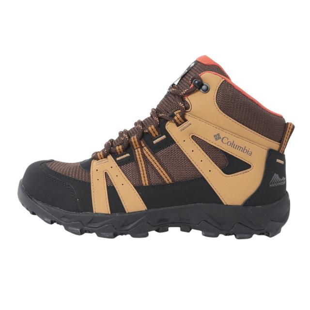 コロンビア(Columbia)ハイキングシューズ 登山靴 セイバー オムニテック ミッド ワイド YI7151 779 ブラウ…_5