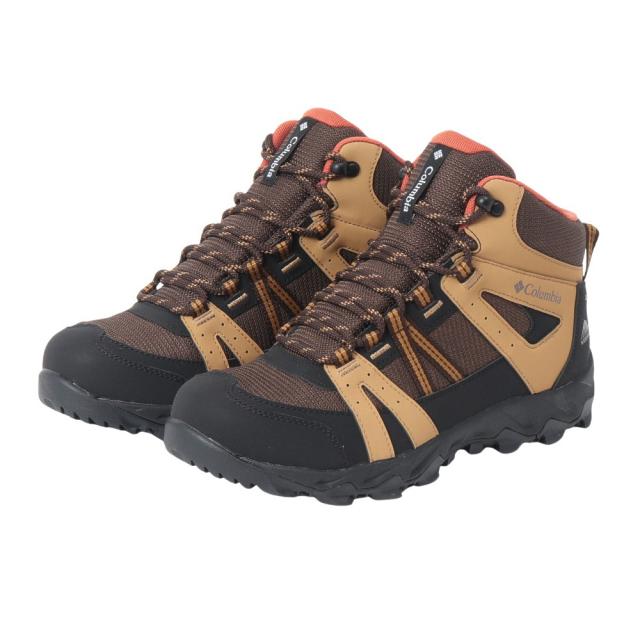 コロンビア(Columbia)ハイキングシューズ 登山靴 セイバー オムニテック ミッド ワイド YI7151 779 ブラウ…