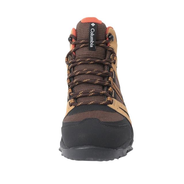 コロンビア(Columbia)ハイキングシューズ 登山靴 セイバー オムニテック ミッド YM7151 779 ブラウン 防水…_3