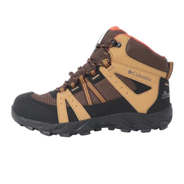 コロンビア(Columbia)ハイキングシューズ 登山靴 セイバー オムニテック ミッド YM7151 779 ブラウン 防水…_5