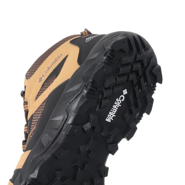 コロンビア(Columbia)ハイキングシューズ 登山靴 セイバー オムニテック ミッド YM7151 779 ブラウン 防水…_9