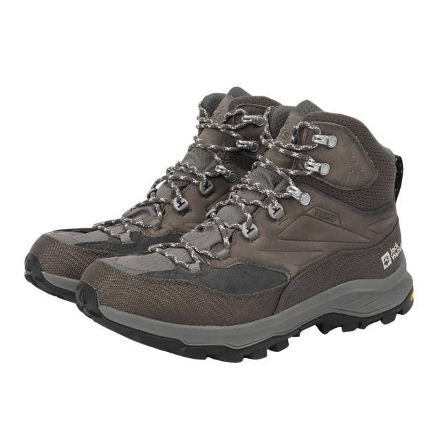 ジャックウルフスキン(JackWolfskin)トレッキングシューズ ハイカット 登山靴 サイロックステキサポール ミッド 4…