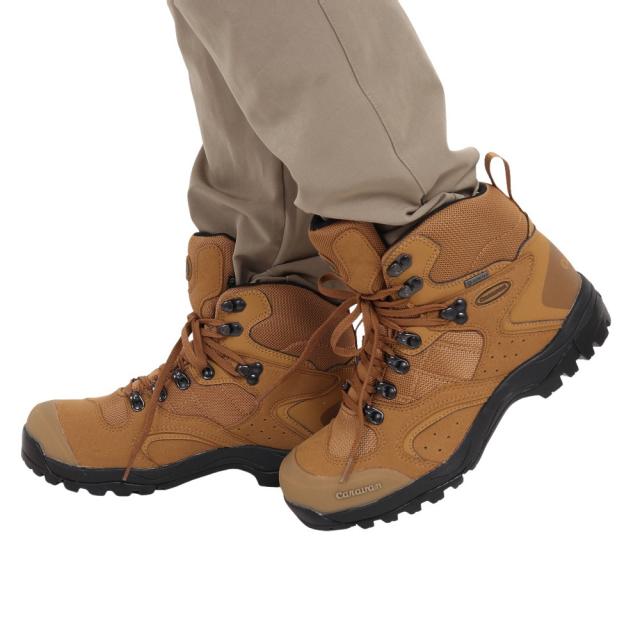 キャラバン(Caravan)ゴアテックス トレッキングシューズ ハイカット 登山靴 C1 02S 0010106340 キャメ…