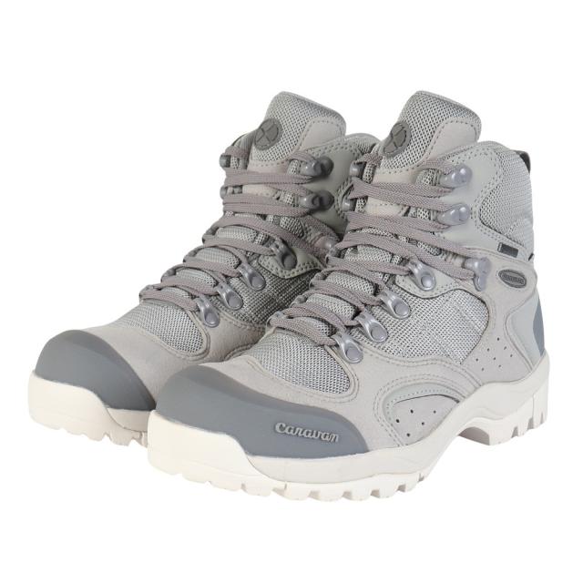 キャラバン(Caravan)トレッキングシューズ ハイカット 登山靴 C1_02S 0010106125 ライトグレー(Lad…