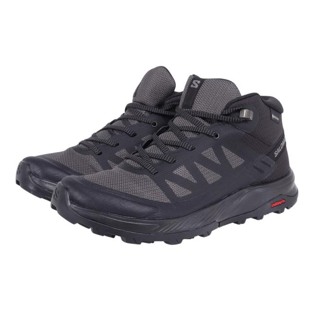 サロモン(SALOMON)トレッキングシューズ 登山靴 山登り アウトライズ ミッド OUTRISE MID GORE-TEX…