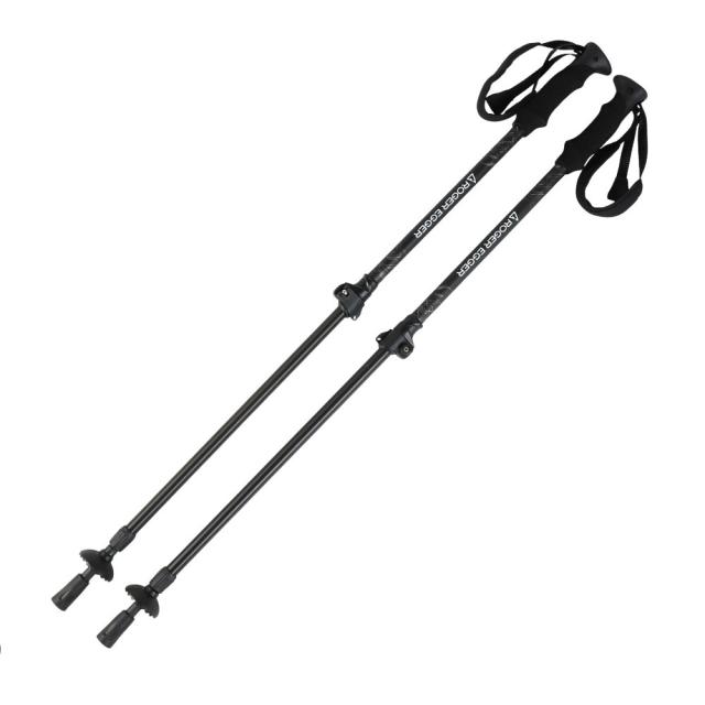 ロジャーエーガー(ROGEREGGER)トレッキングポール HBポールアルファ RE25SKZ5700030 BLK(Men’…