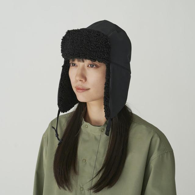 スノーピーク(snow peak)耳当て付き帽子 ボアフリース FR フライトキャップ AC-24AU002 BK ブラック …_3