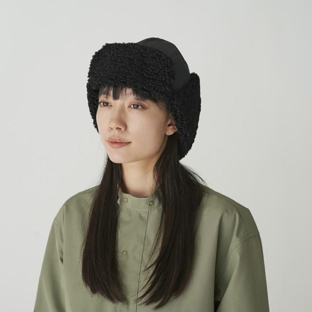 スノーピーク(snow peak)耳当て付き帽子 ボアフリース FR フライトキャップ AC-24AU002 BK ブラック …_4