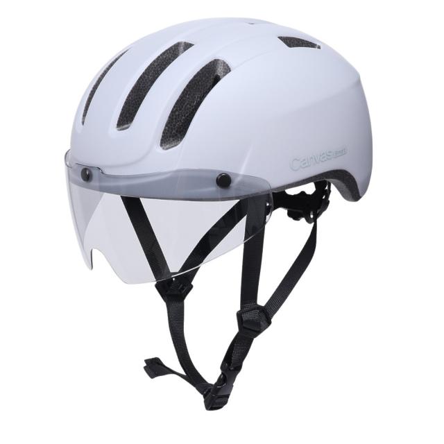 オージーケーカブト(OGK-KABUTO)ヘルメット キャンバス・スマート ライトグレー M. M/L(Men’s、Lady’…