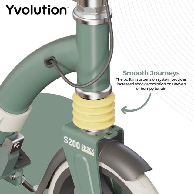 【ポイント5％！4/23 21:00〜22:59限定】ワイボリューション(Y Volution)ジュニア キックスケート 150YVLS20056GN(Jr)_5
