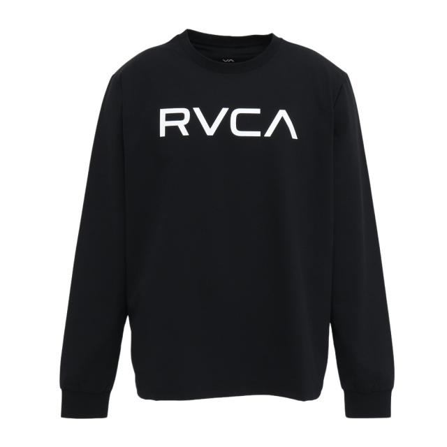 ルーカ(RVCA)ラッシュガード STARIGHT WAY LT サーフ 長袖Tシャツ BG041855 BLK(Men’s)