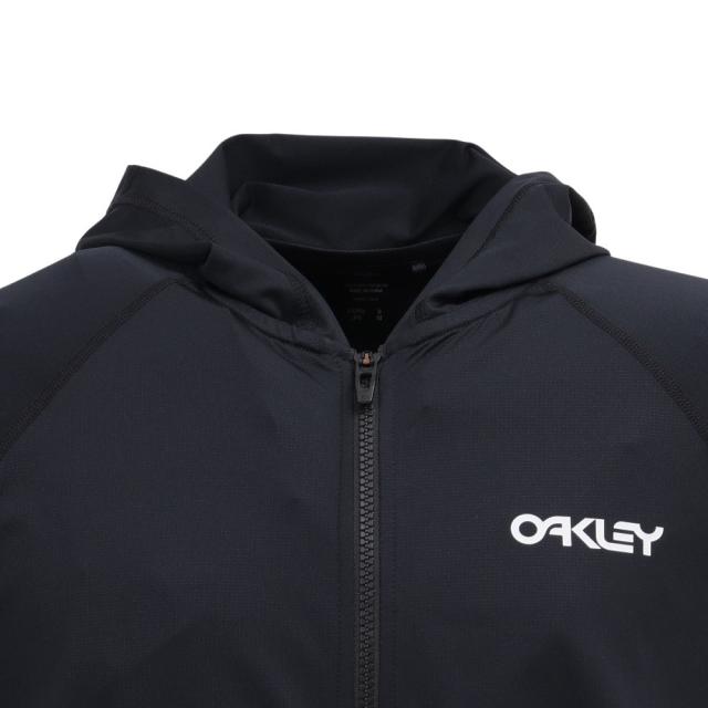 【ポイント5％！4/23 21:00〜22:59限定】オークリー(OAKLEY)ラッシュガード RASH 長袖フルジップ フーディ FOA409099-021(Men’s)