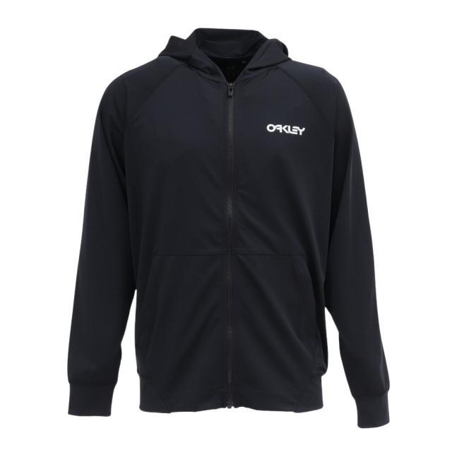 【ポイント5％！4/23 21:00〜22:59限定】オークリー(OAKLEY)ラッシュガード RASH 長袖フルジップ フーディ FOA409099-021(Men’s)