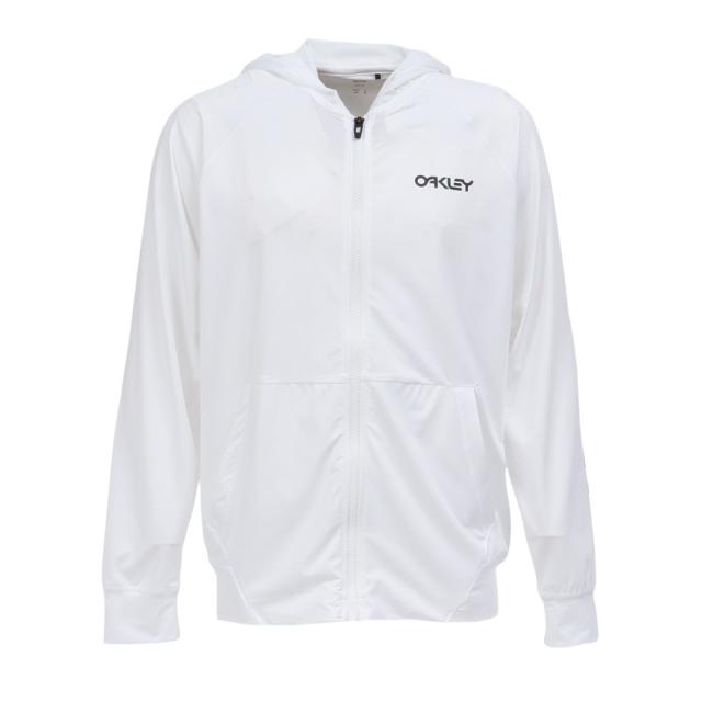 【ポイント5％！5/3 21:00〜22:59限定】オークリー(OAKLEY)ラッシュガード RASH 長袖フルジップ フーディ 26.0FOA409099-100(Men’s)
