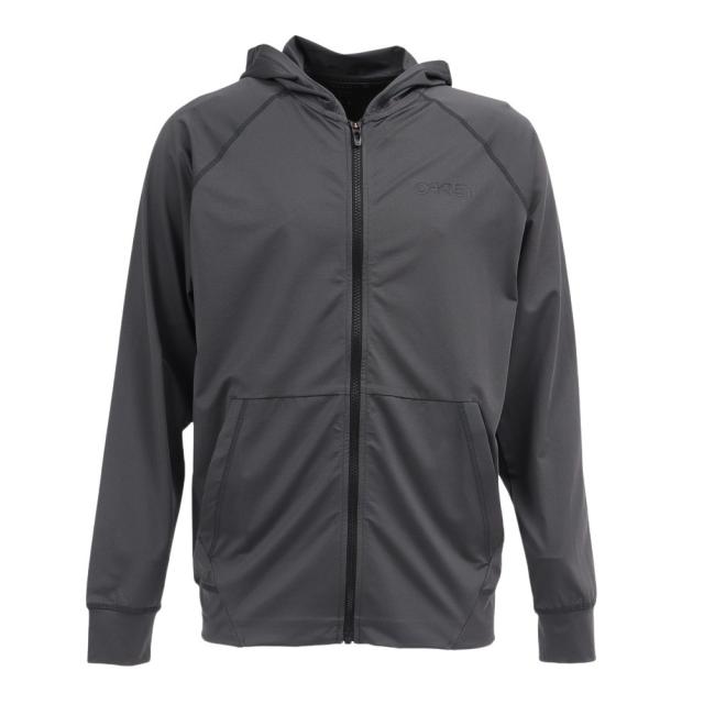 【ポイント5％！4/23 21:00〜22:59限定】オークリー(OAKLEY)ラッシュガード 長袖フルジップフーディ 26.0 FOA409099-20G(Men’s)