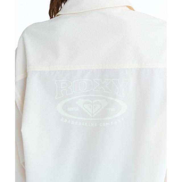 【ポイント5％！4/23 21:00〜22:59限定】ロキシー(ROXY)シアサッカー ラッシュシャツ 水陸両用 26SPRLY261024WHT(Lady’s)