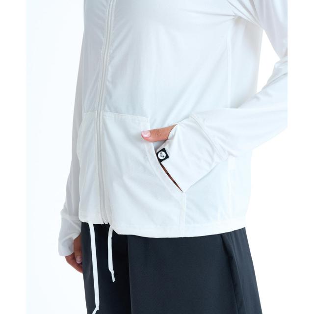 【ポイント5％！4/23 21:00〜22:59限定】ロキシー(ROXY)ジップラッシュフーディ 水陸両用 26SPRLY261031WHT(Lady’s)