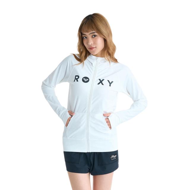 ロキシー(ROXY)ラッシュガード 長袖 RASHIE PARKA 26SPRLY265038WHT(Lady’s)