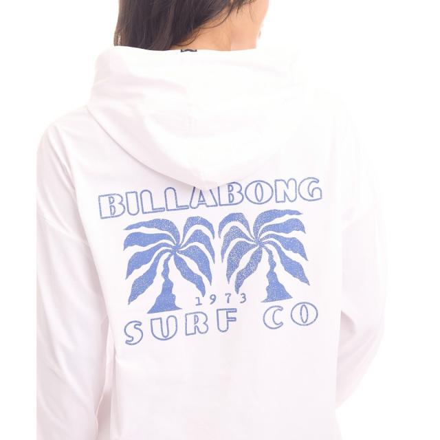 ビラボン(BILLABONG)ラッシュガード 長袖 MORFY ジップ フード 26SU BG01C850 WHT(Lady’…_3