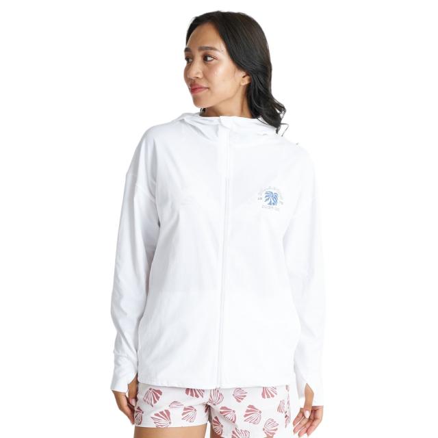 ビラボン(BILLABONG)ラッシュガード 長袖 MORFY ジップ フード 26SU BG01C850 WHT(Lady’…
