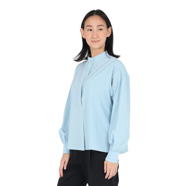 ダンスキン(DANSKIN)アリッサライトバンドカラー ロングスリーブシャツ DC324111 MI(Lady’s)