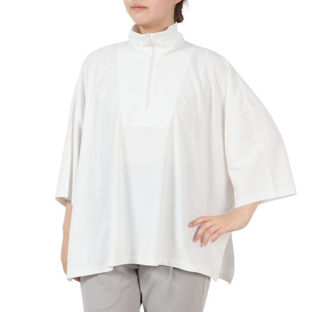 【ポイント5％！3/13 21:00〜22:59限定】ダンスキン(DANSKIN)RAYBLOCK ハーフジップ トップ DC524112 JW(Lady’s)