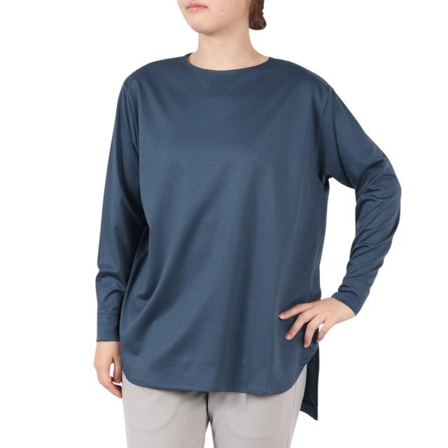 ダンスキン(DANSKIN)サイドスリット 長袖 トップ DMF524103 EB(Lady’s)