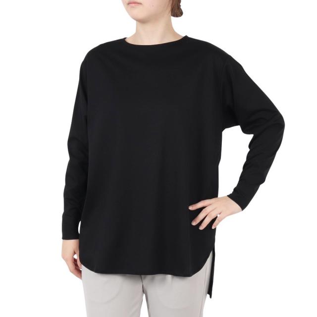 ダンスキン(DANSKIN)サイドスリット 長袖 トップ DMF524103 K(Lady’s)