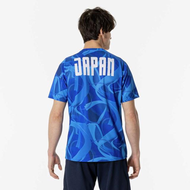 Mizuno IZUN 青 Tシャツ ミズノ(MIZUNO)MUGEN GRAPHIC 応援Tシャツ ユニセックス ディレクト