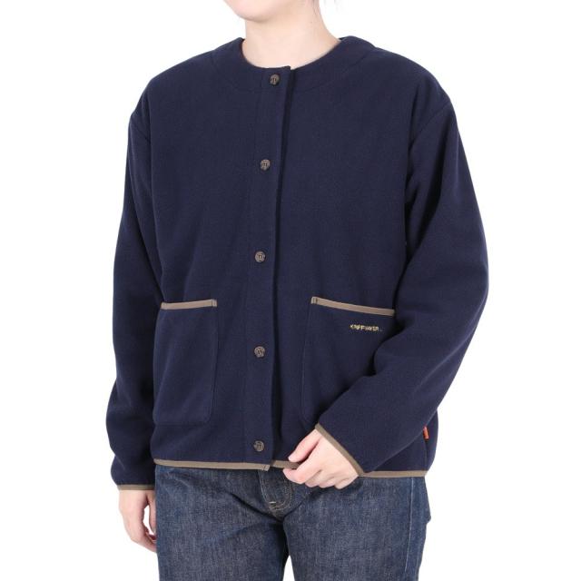 クリフメイヤー(KRIFF MAYER)フリースカーディガン W2567806 79 NAVY(Lady’s)