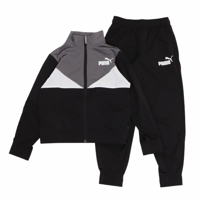 プーマ(PUMA)ジャージ キッズ 上下セット POLY SUIT 846531 01 BLK(Jr