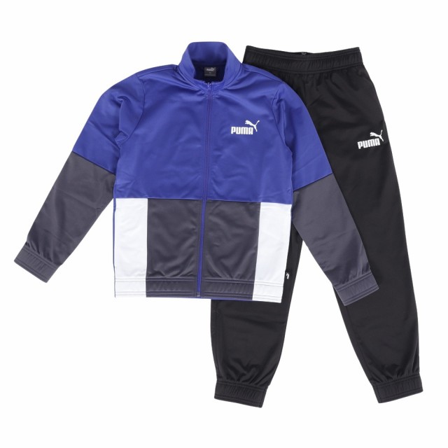 プーマ(PUMA)ジュニア カラーブロック ポリスーツ CL 上下セット 678546 27 RBLU(Jr)の通販は