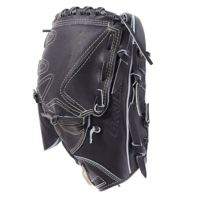 Mizuno グラブエリート 黒 硬式グローブ ピッチャー用 ミズノ(MIZUNO
