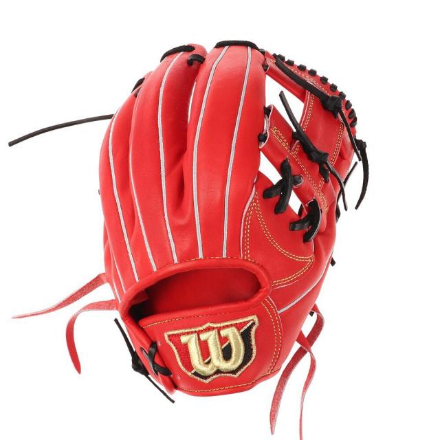 Wilson 硬式グローブ レッド Wilson (ウィルソン) 硬式グローブ 約28cm レッド Wilson Staff DUAL