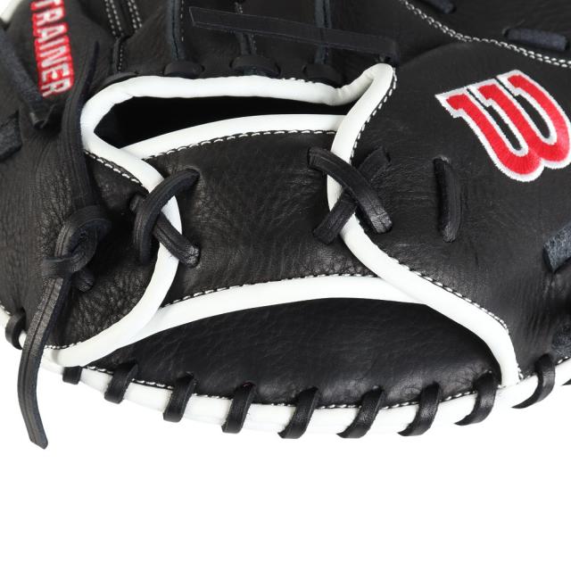 ウイルソン(Wilson)硬式用グラブ 内野手用 野球グローブ トレーニング用ミット 一般 TRAINER パンケーキ WBW…
