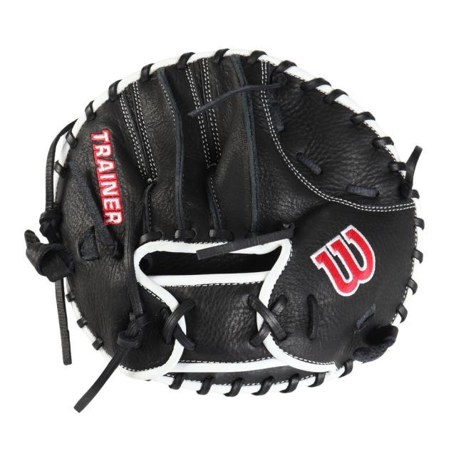 ウイルソン(Wilson)硬式用グラブ 内野手用 野球グローブ トレーニング用ミット 一般 TRAINER パンケーキ WBW…