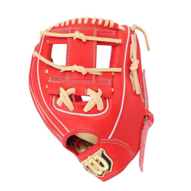 ウイルソン(Wilson)硬式用グラブ 内野手用 野球グローブ 一般 スタッフ デュアル 86型 WBW103249(Men’…_2