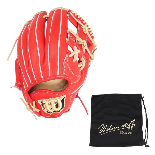 ウイルソン(Wilson)硬式用グラブ 内野手用 野球グローブ 一般 スタッフ デュアル 1723型 WBW103253(Me…