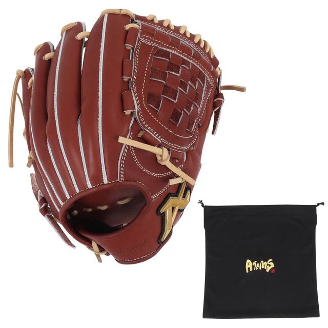 アトムズ(ATOMS)硬式用グラブ 内野手用 野球グローブ 一般 APL-UR026+ CHOCO(Men’s)