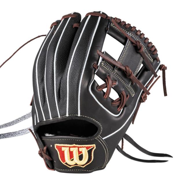 ウイルソン(Wilson)硬式用グラブ 内野手用 野球グローブ 一般 Staff DUAL 1975型 ブラックSS WBW1…