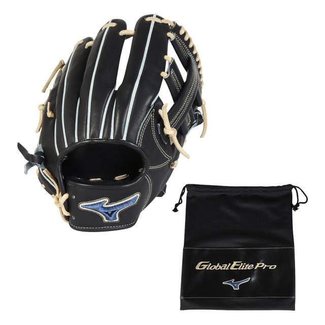 ミズノ(MIZUNO)硬式用グラブ 内野手用 野球グローブ 一般 グローバルエリート PRO GE-M46 サイズ9 1AJG…
